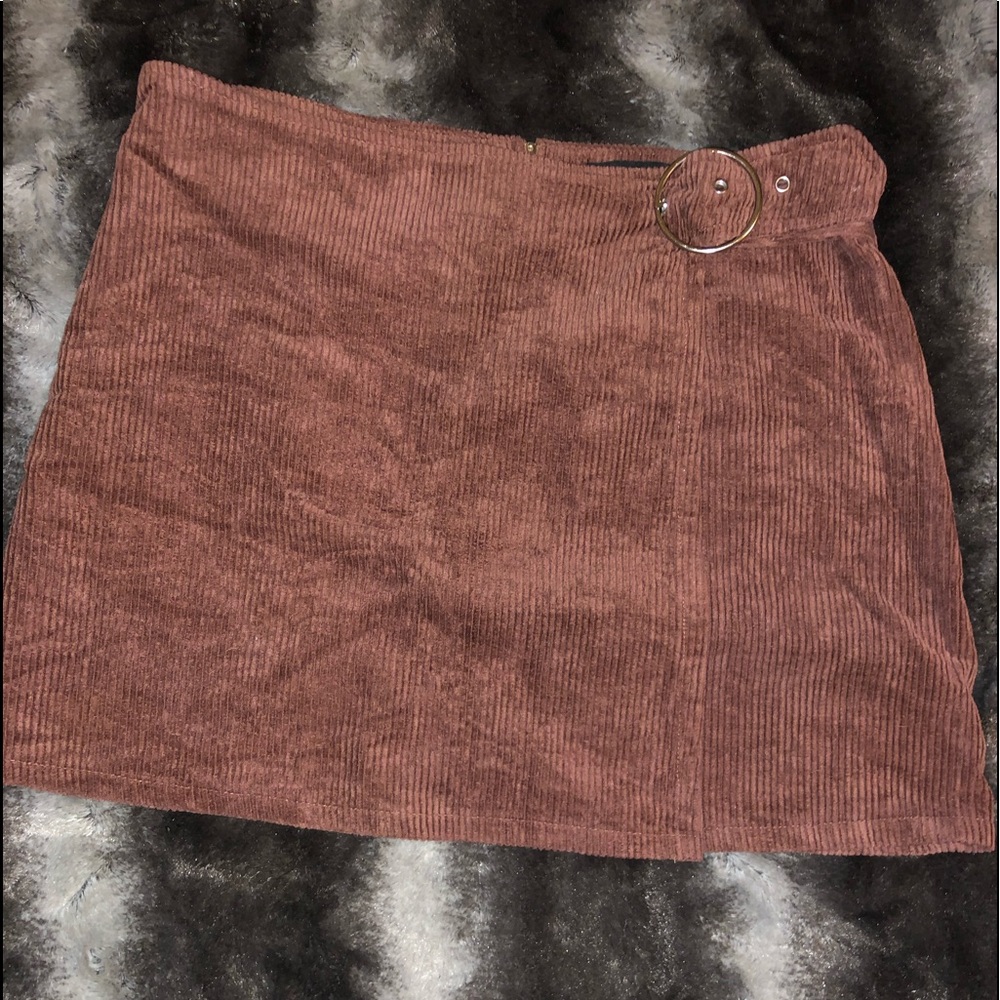 Burnt orange forever 21 skirt